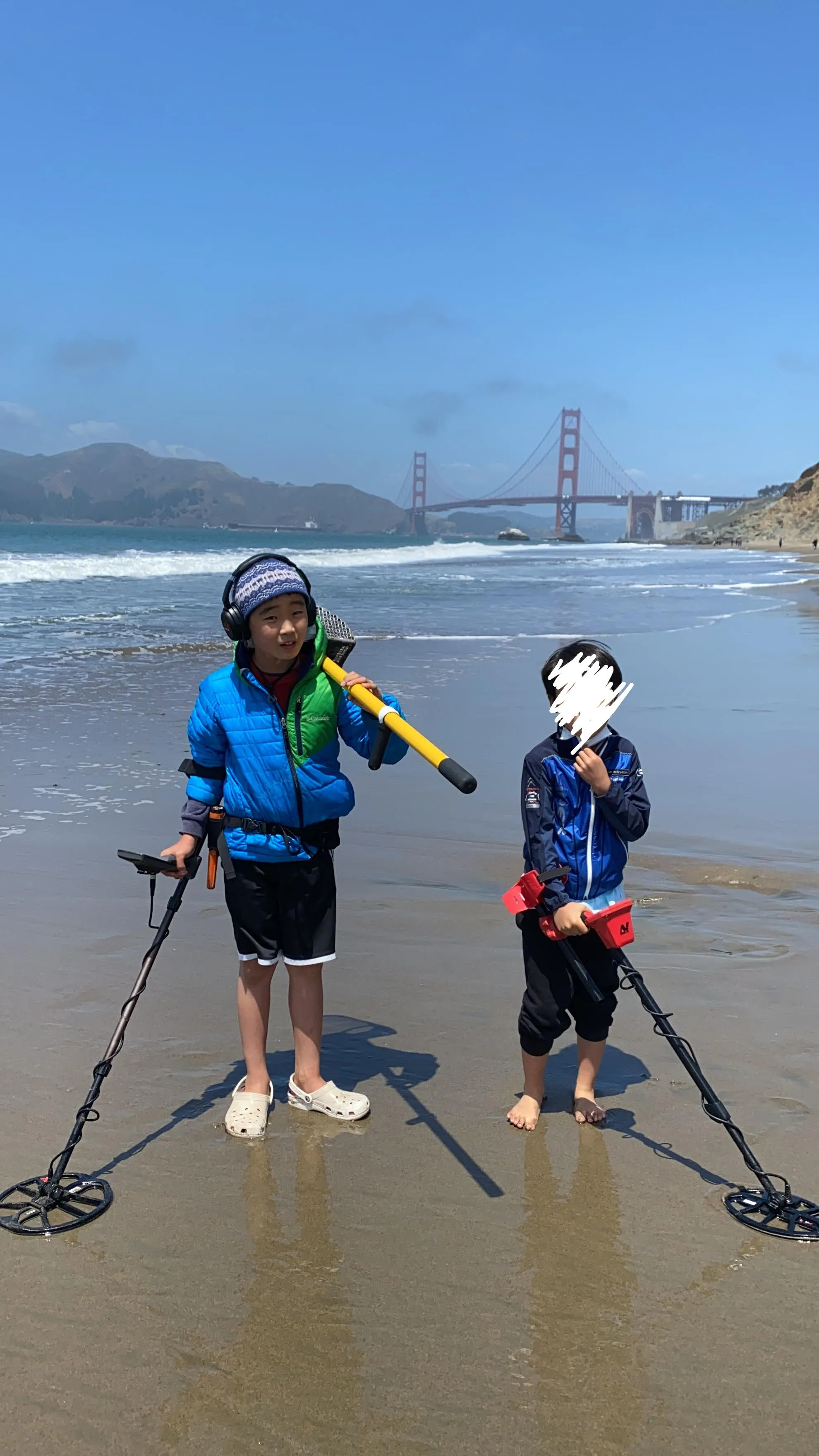 Me and my bro at the beach!