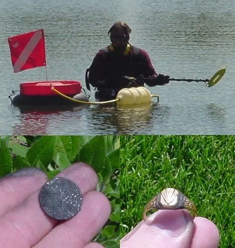Me and my hookah system - Keene engineering electric - pictured are a Barber quarter and 1943 class ring found in deep water at an old beach 
(PI PRO)