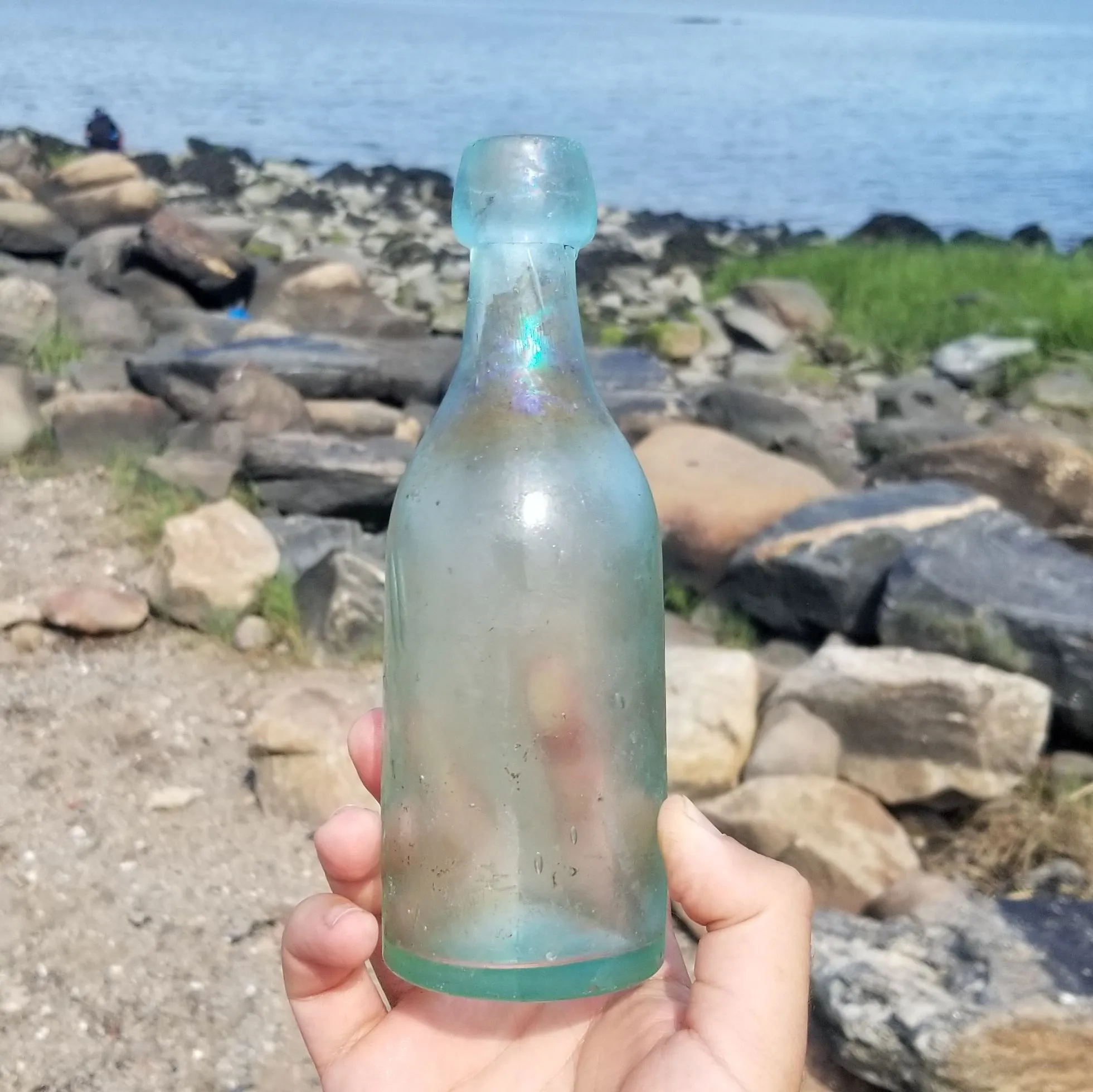 Mid-19th Century Soda Bottle
