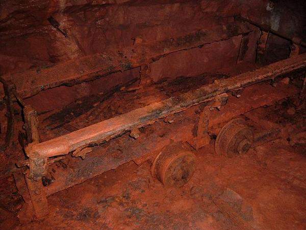 Mine Cart - Picture of a old mine cart in a Iron Ore Mine.