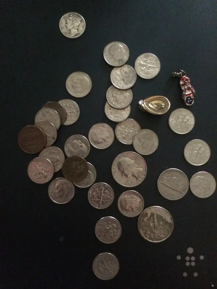 Misc found coins and etc