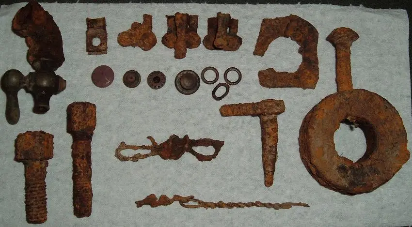 Misc. Stuff - Found near where the Brass Engine Plate was found behind my house.