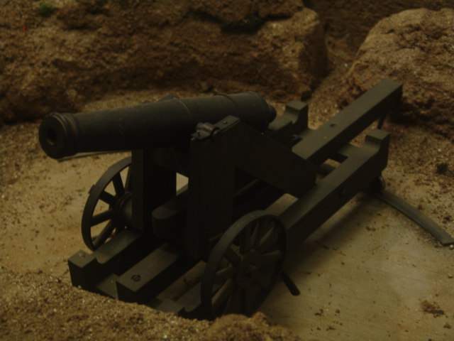 Model of canon used by Rebels at Port Hudson