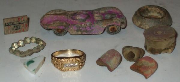 More Misc. Stuff - All found at the Avondale Mills site. The ring was found at the ball field of Avondale Mills.