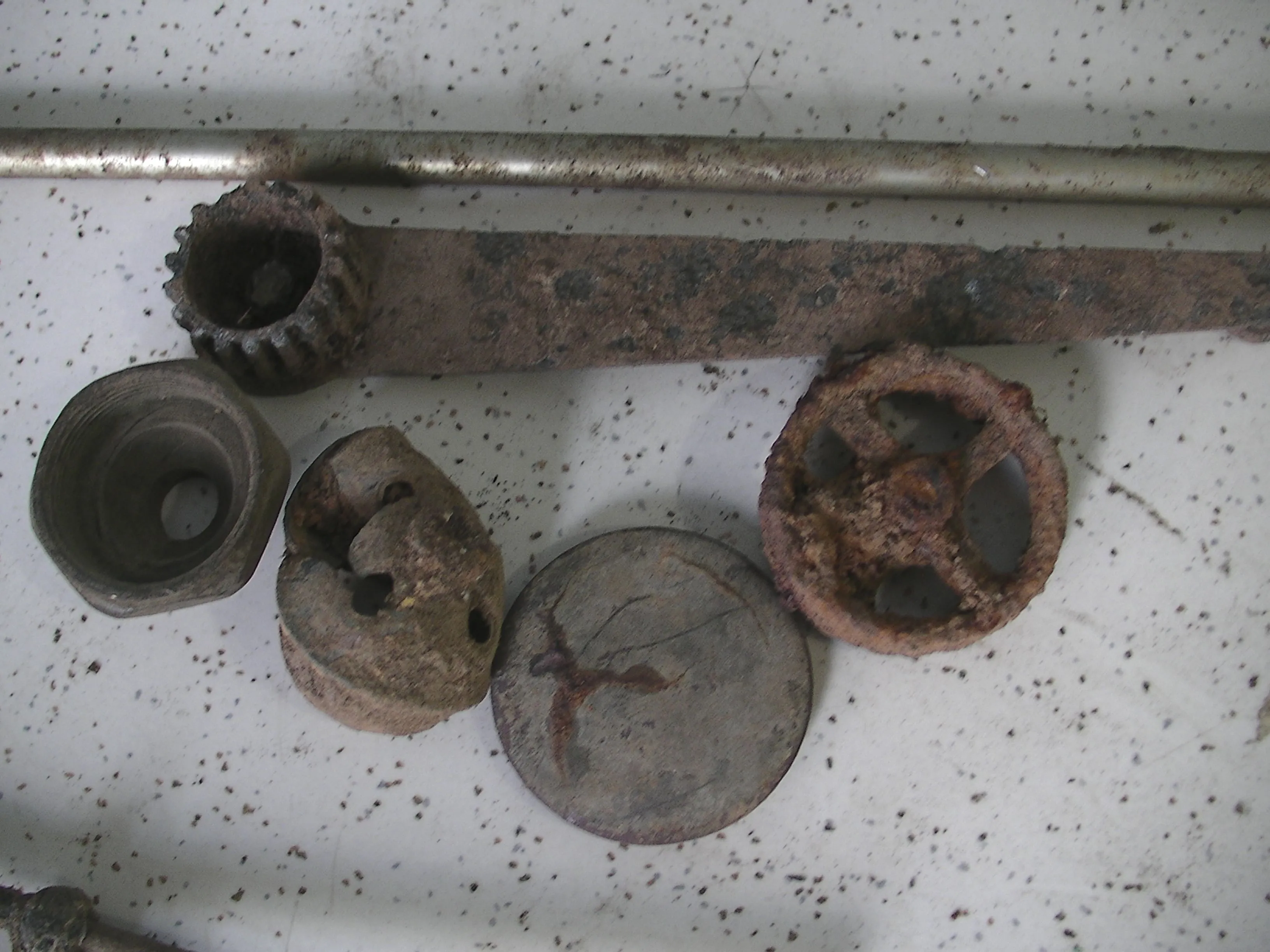 More pulls from my lawn.  The Crotal bell is now clean as it has been through electrolysis.