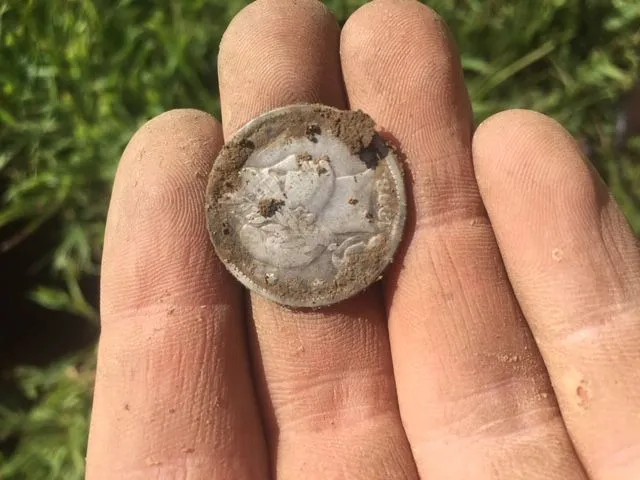 My first barber! and it's a quarter from 1898!