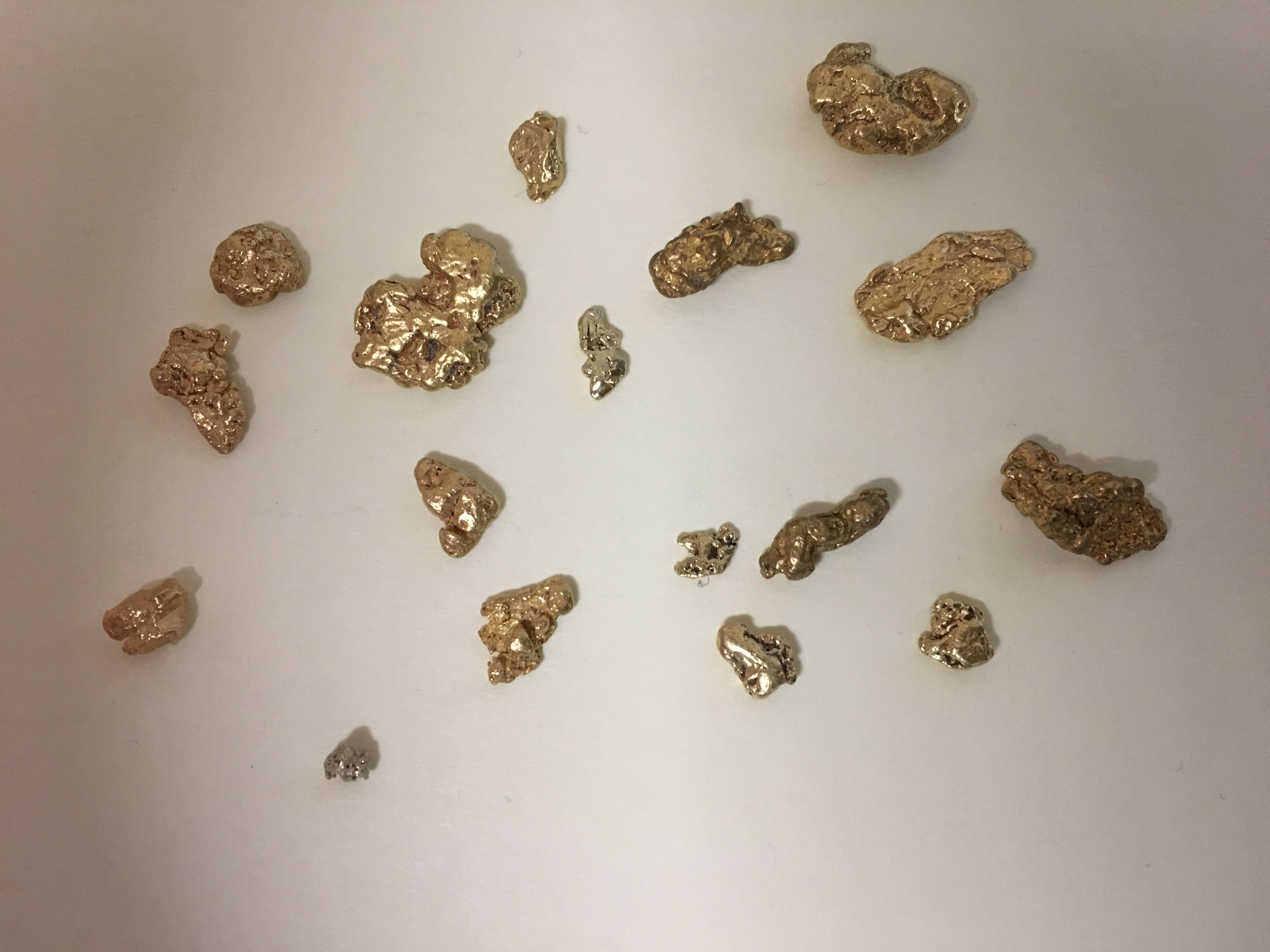 My Gold Nuggets.
Most from Oregon/Cali and some from Alaska.