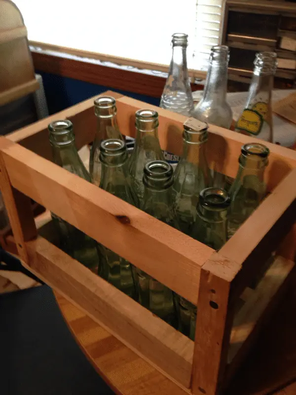 My homeade soda pop bottle holder