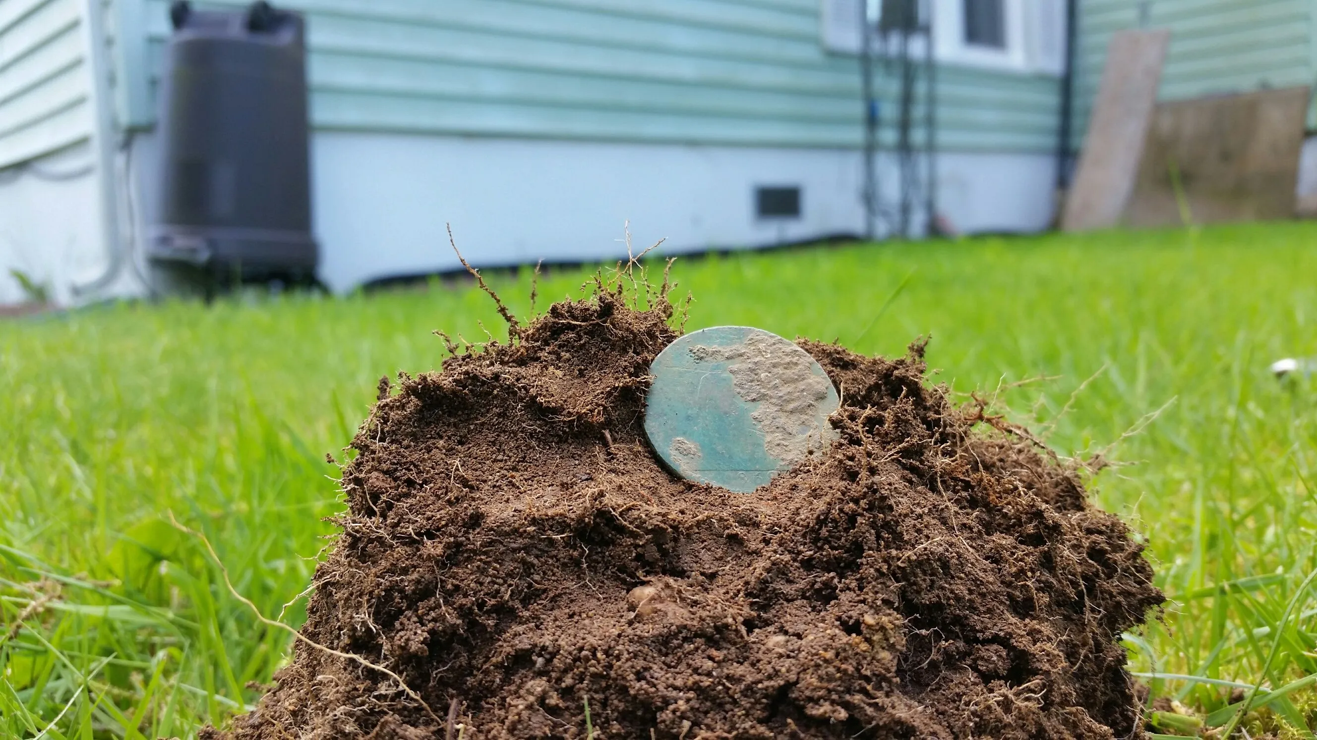 My oldest coin to date: A 1868 British large cent. Found in the yard of a 1900 built house.