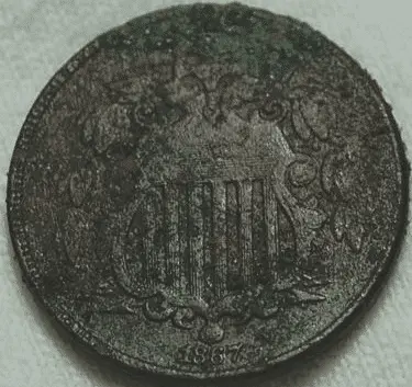 My oldest nickel. 1867