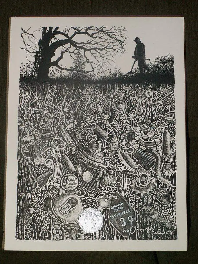 My Other Hobby is Art - Several views of a piece of art I recently did.  Go to the for sale section to purchase a shirt with this image.  

This image