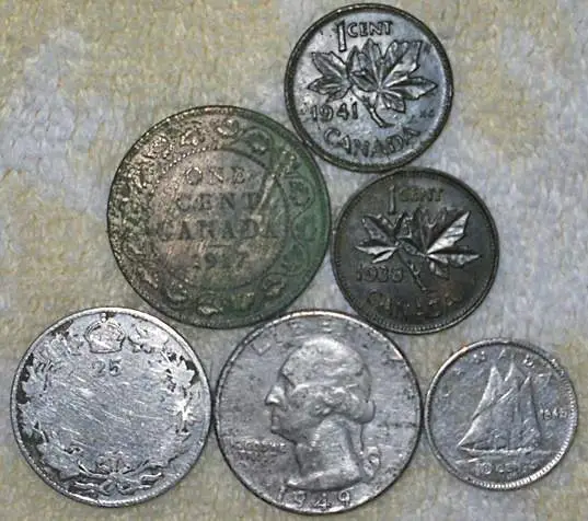 Myrtle School - Three Silver Day! - Found at the 1880 Myrtle School site.