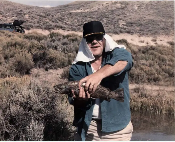Nice Brown Trout - From Troublesome Creek in middle park Colorado.