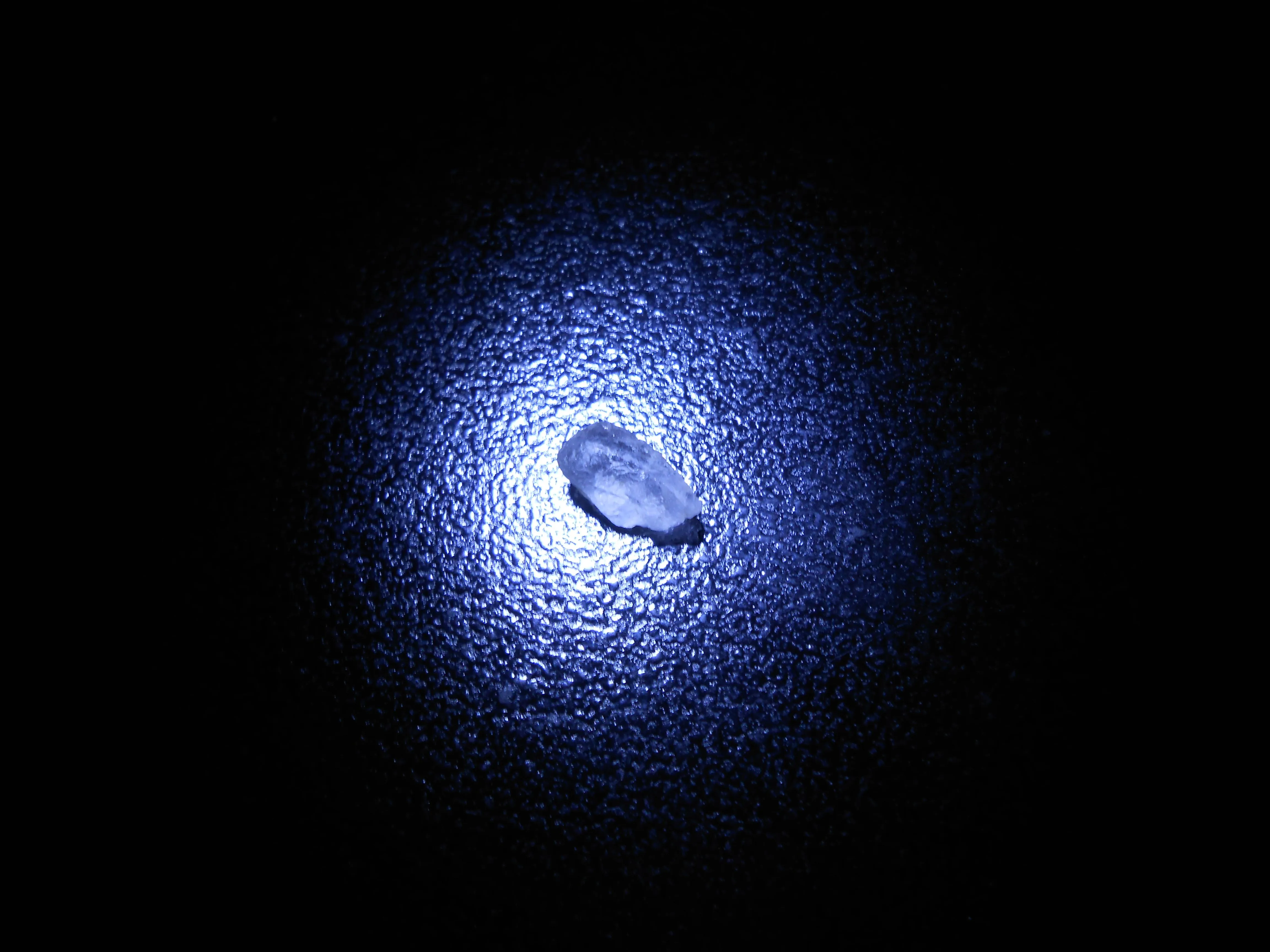 Not sure, doesn't quite test as a diamond, prolly sum purdy quartz. ;)
