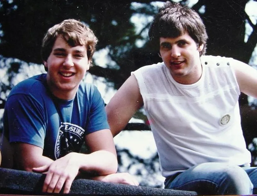 OLD FRIEND PAUL AND ME - THINK THIS IS 1980 OR 81