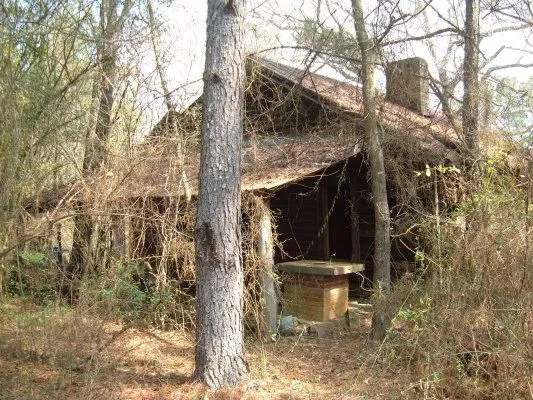 Other side of the House on the Hood property.