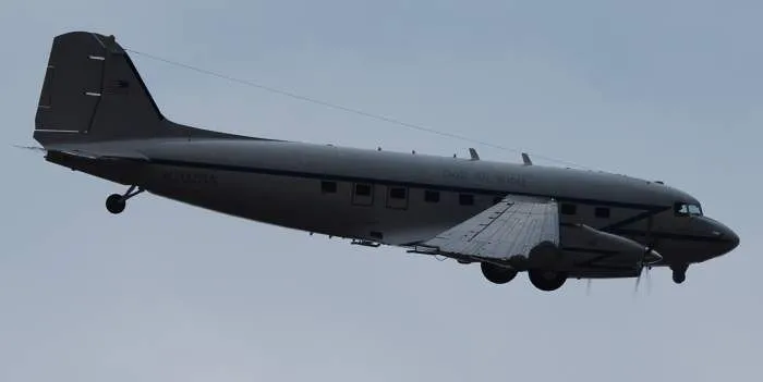 Our DC-3 over Kabul