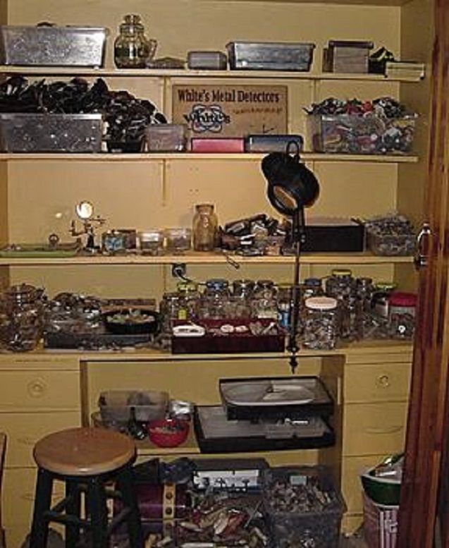 PART OF MY MAN CAVE (DETECTING FINDS)