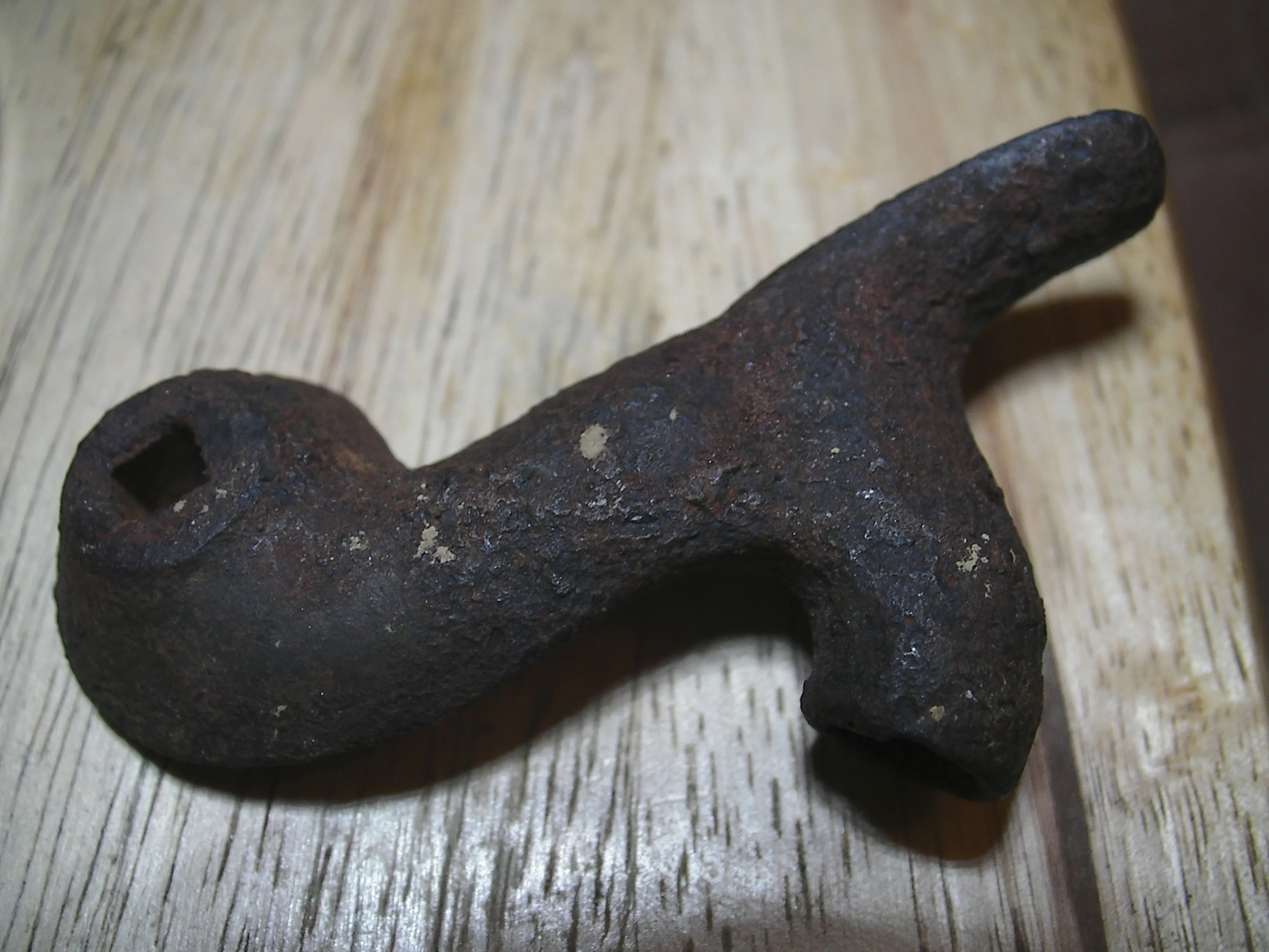 Percussion Musket hammer found in an area Confederates raided