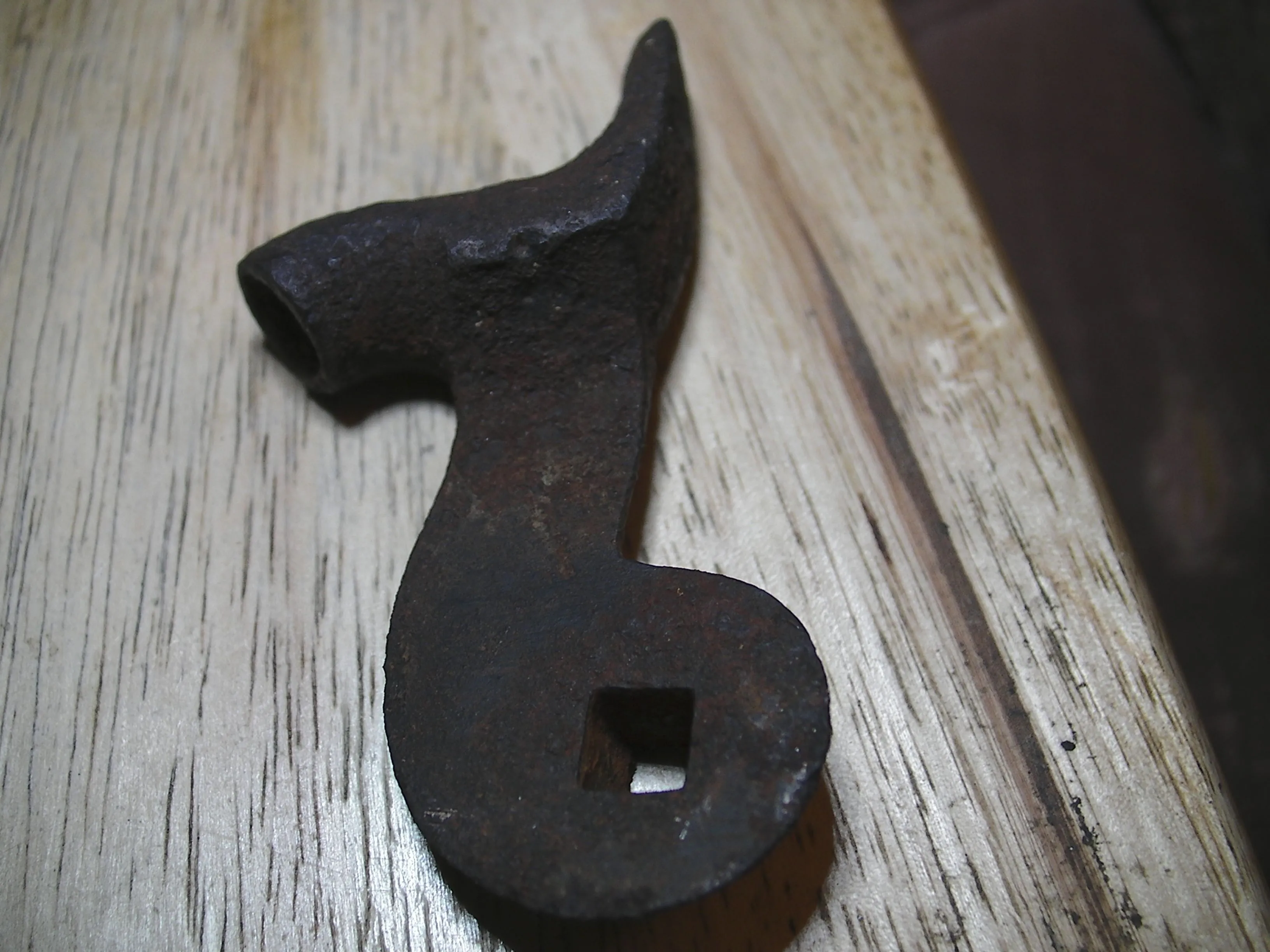 Percussion Musket hammer found in an area Confederates raided