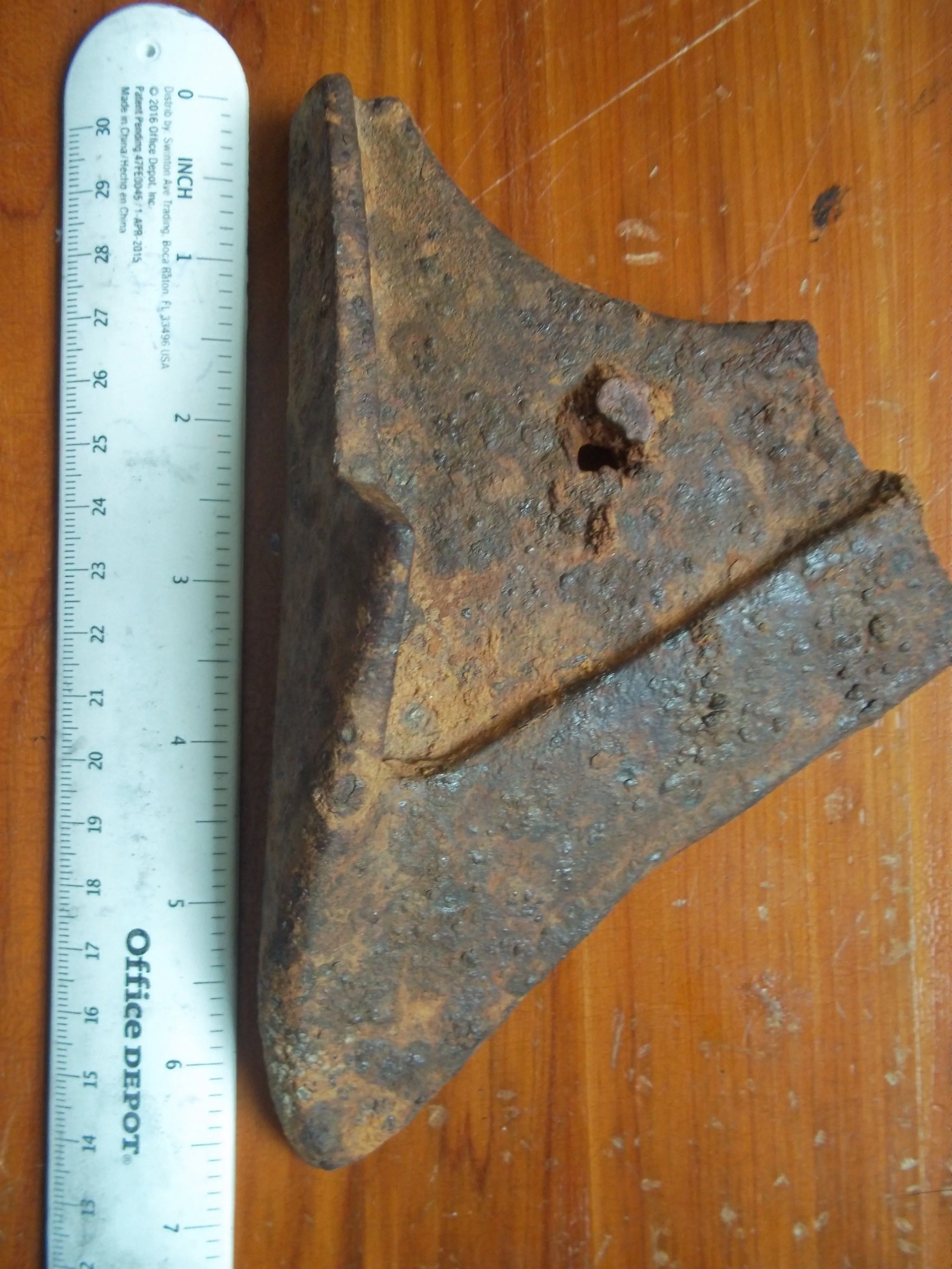 Plow point from the Uhwarrie Mountains, Montgomery County, NC
