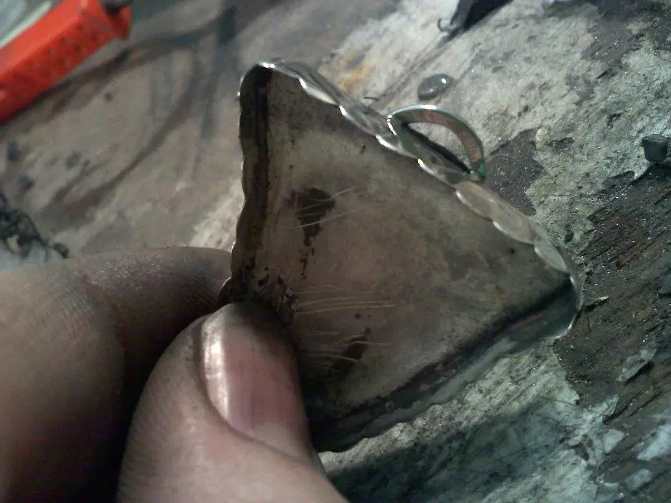 Process of making a sterling pendant