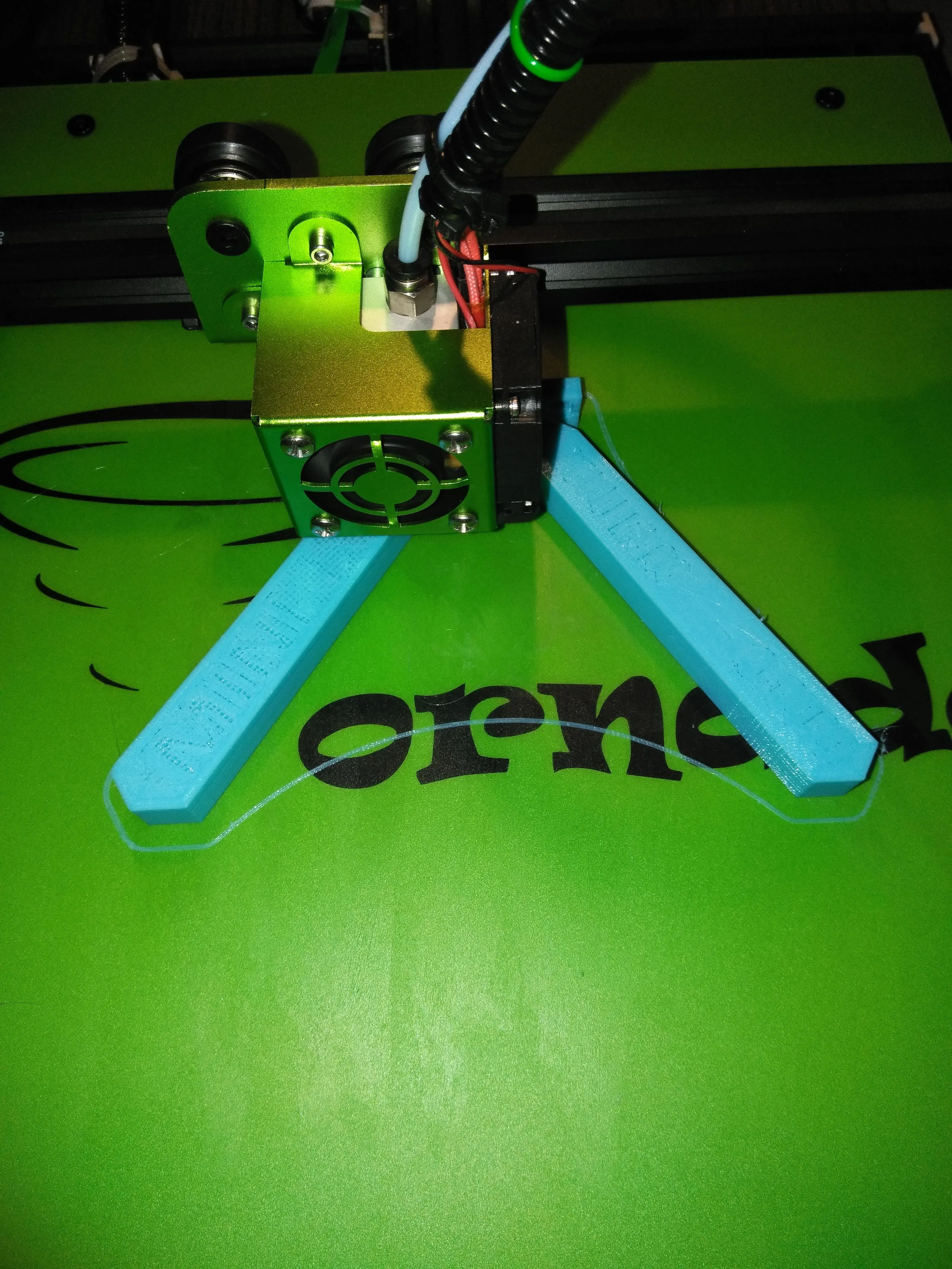 Prototype Minelab Equinox stand on the Tevo Tornado 3D printer