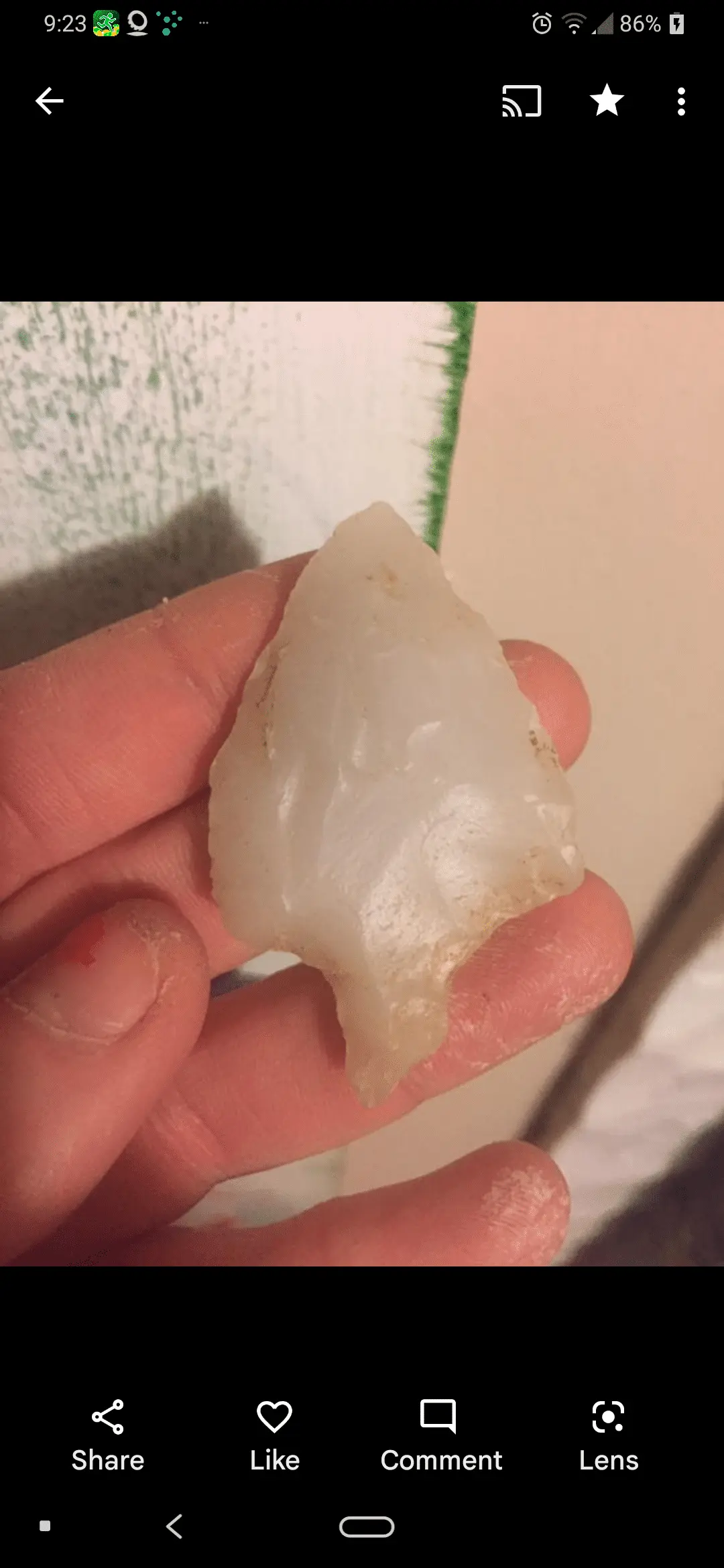 Quartz Arrowhead