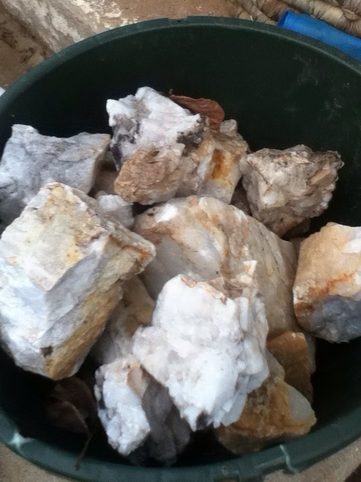 quartz rocks snow camp NC