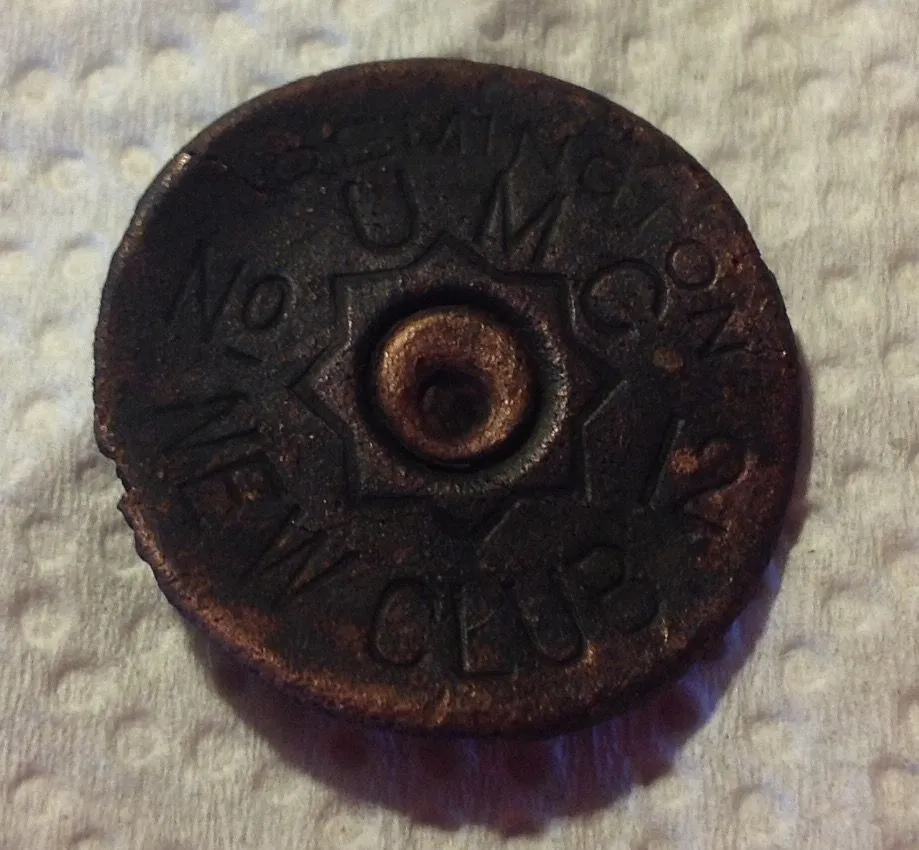 Remington UMC 12 Guage
Headstamp, 1911-1914
Found 03/12/17
Columbus, Ms