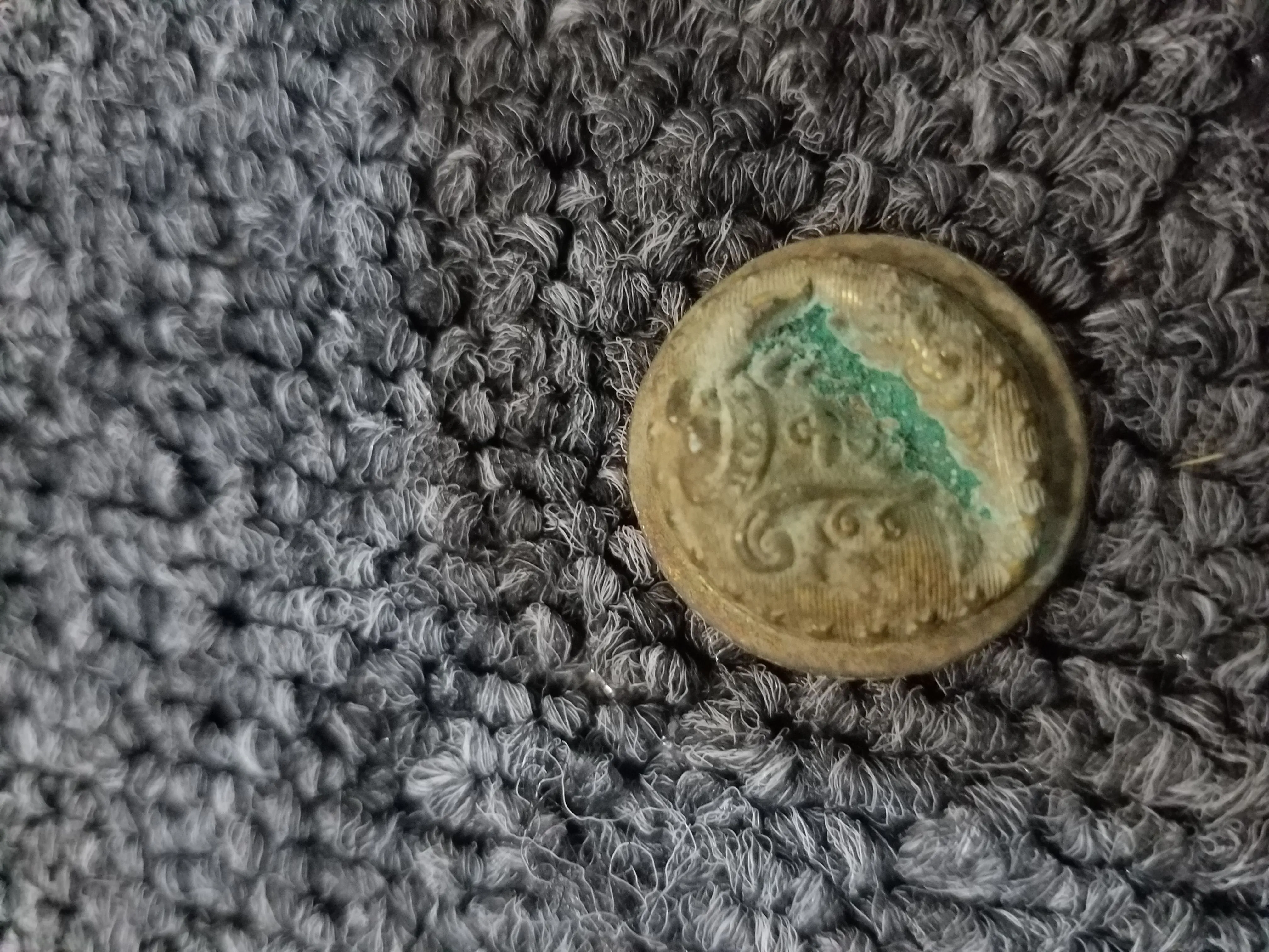 RI navy civil war officers button
