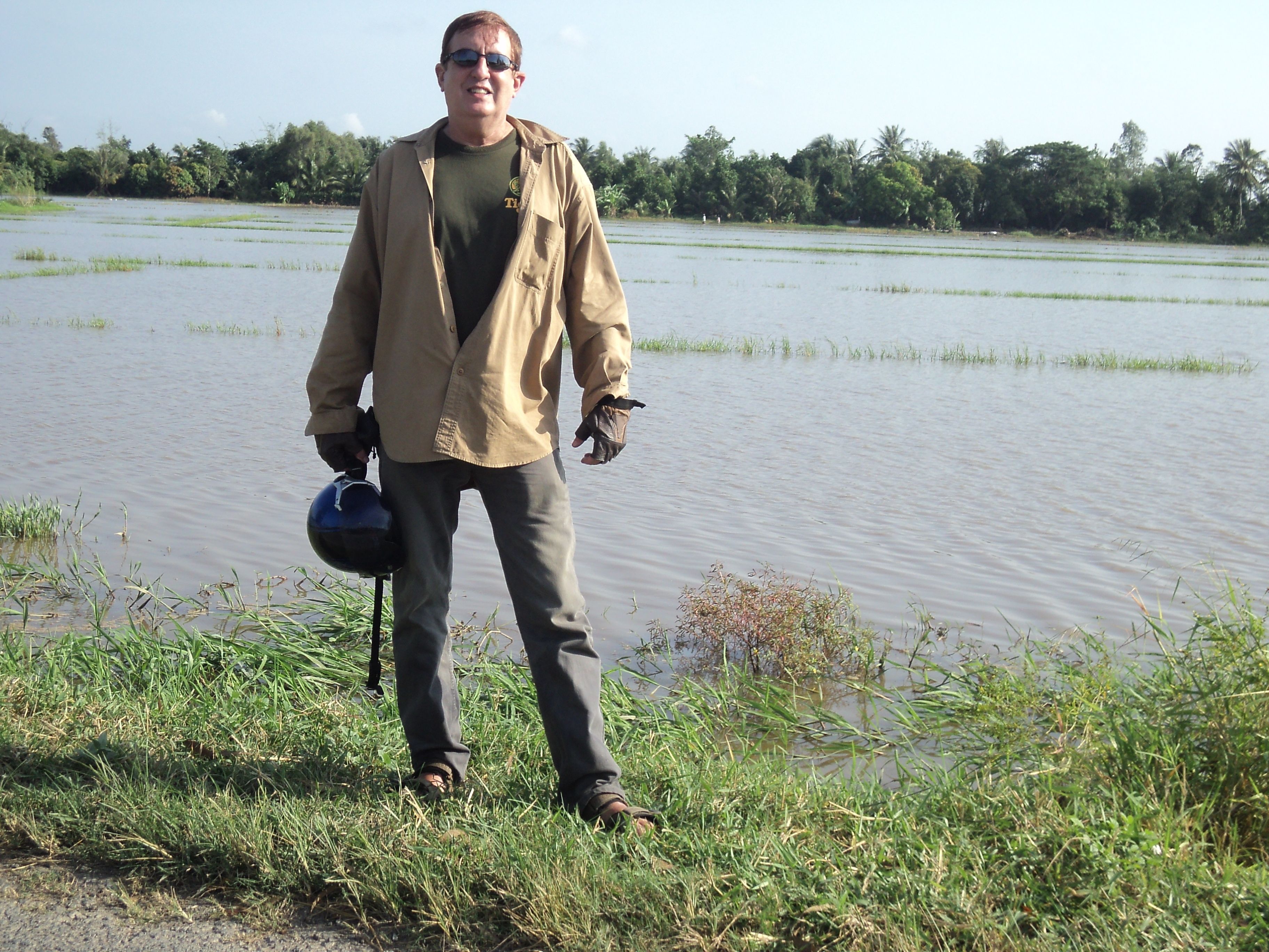 Rice Fields  Tra Vinh. Mekong Delta