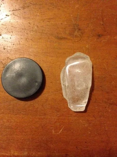 Sea ...Plastic and a button