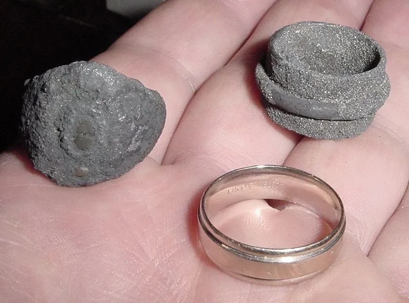 SEPT.11TH KEEPERS - 14K WHITE GOLD BAND...2 LARGE SILVER RINGS