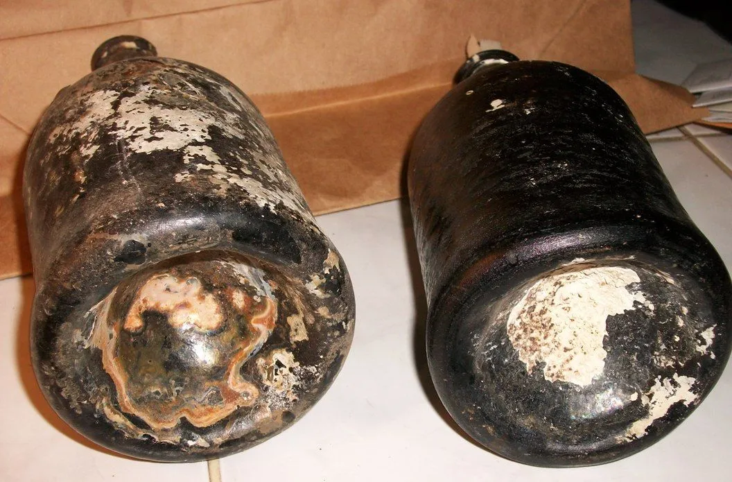 shipwreck BRANDY BOTTLES 2 both resized