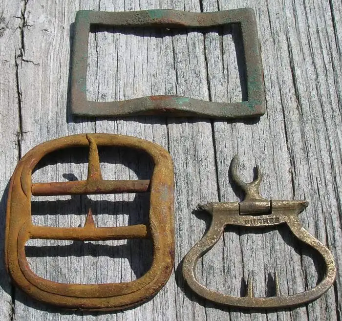 Shoe Buckles - Some Shoe Buckles I dug in 2010.