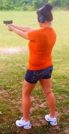 Shooting my .45 Taurus at the range!