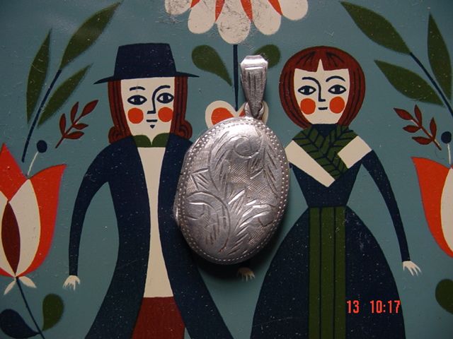 silver locket