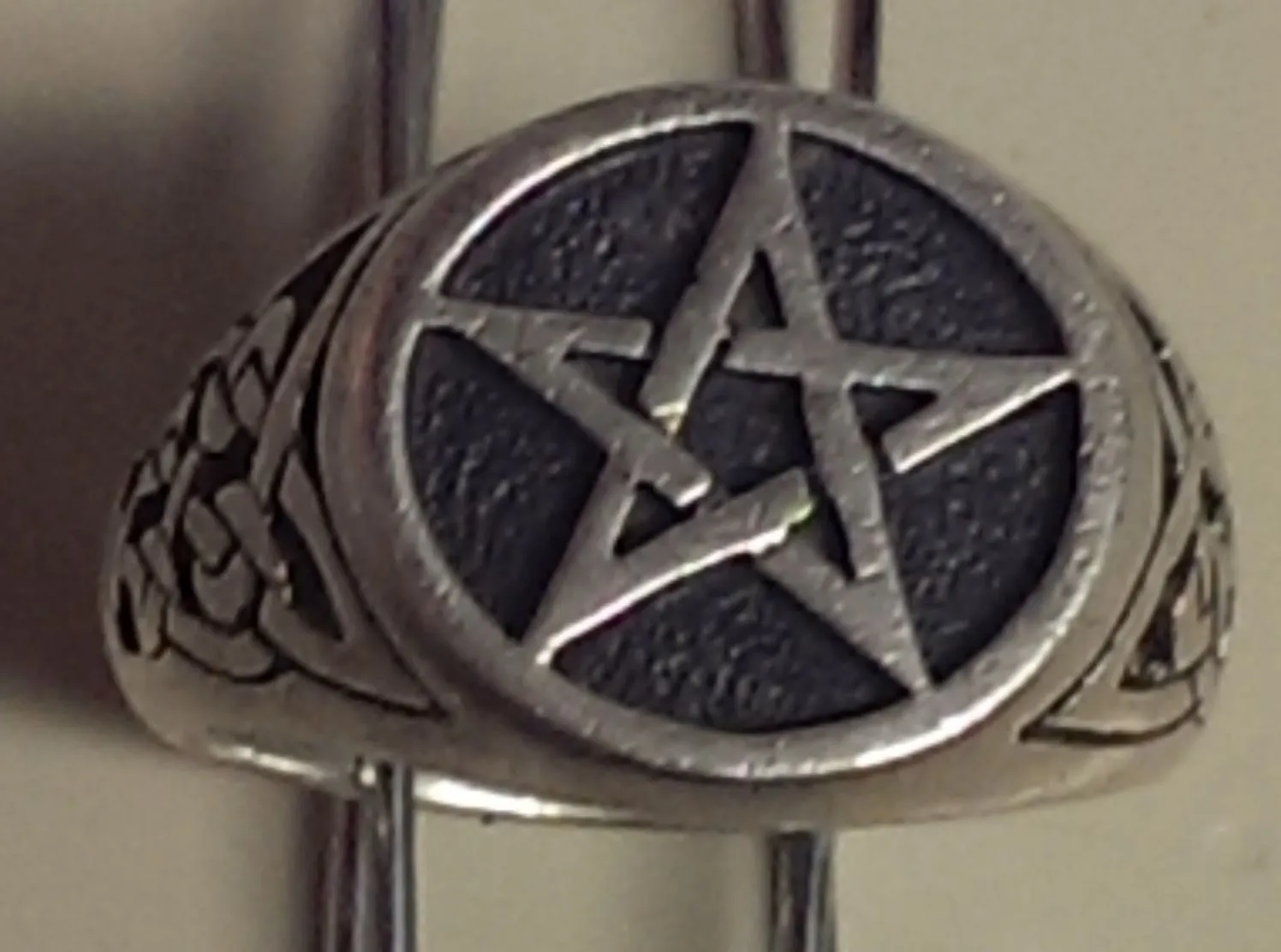 Silver Pentacle Ring