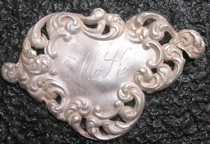 Silver Pin - I dug this pin at a 1800's house.