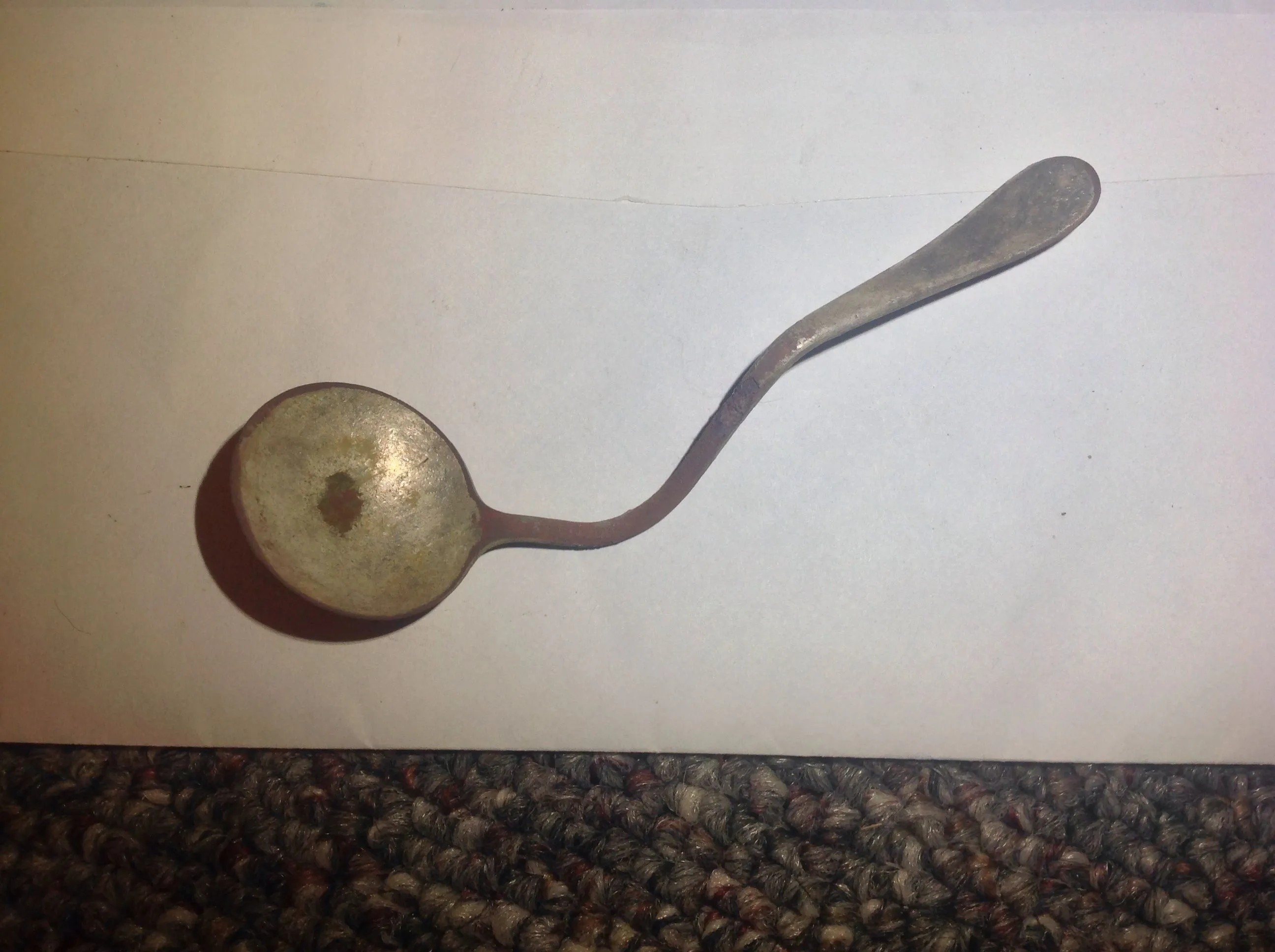 Silver plated spoon