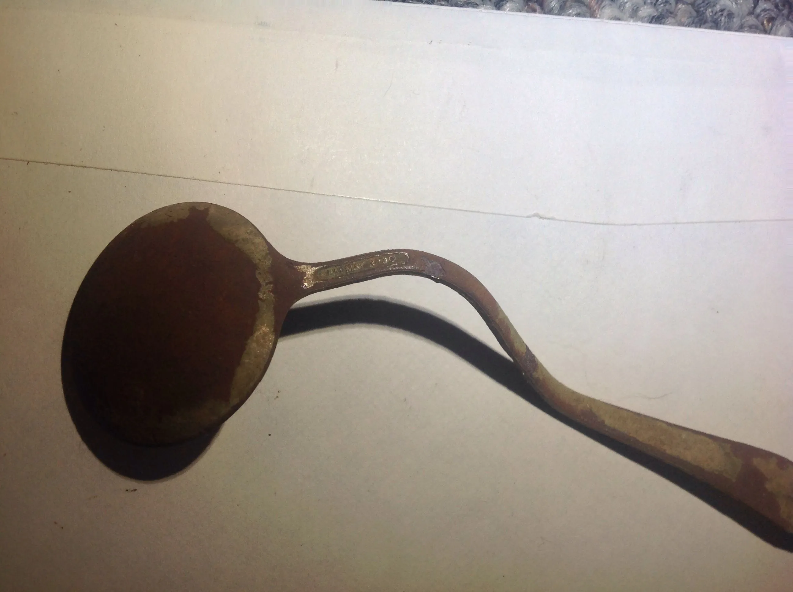 Silver plated spoon