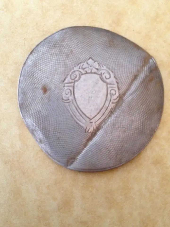 Silver watch dust cover, German