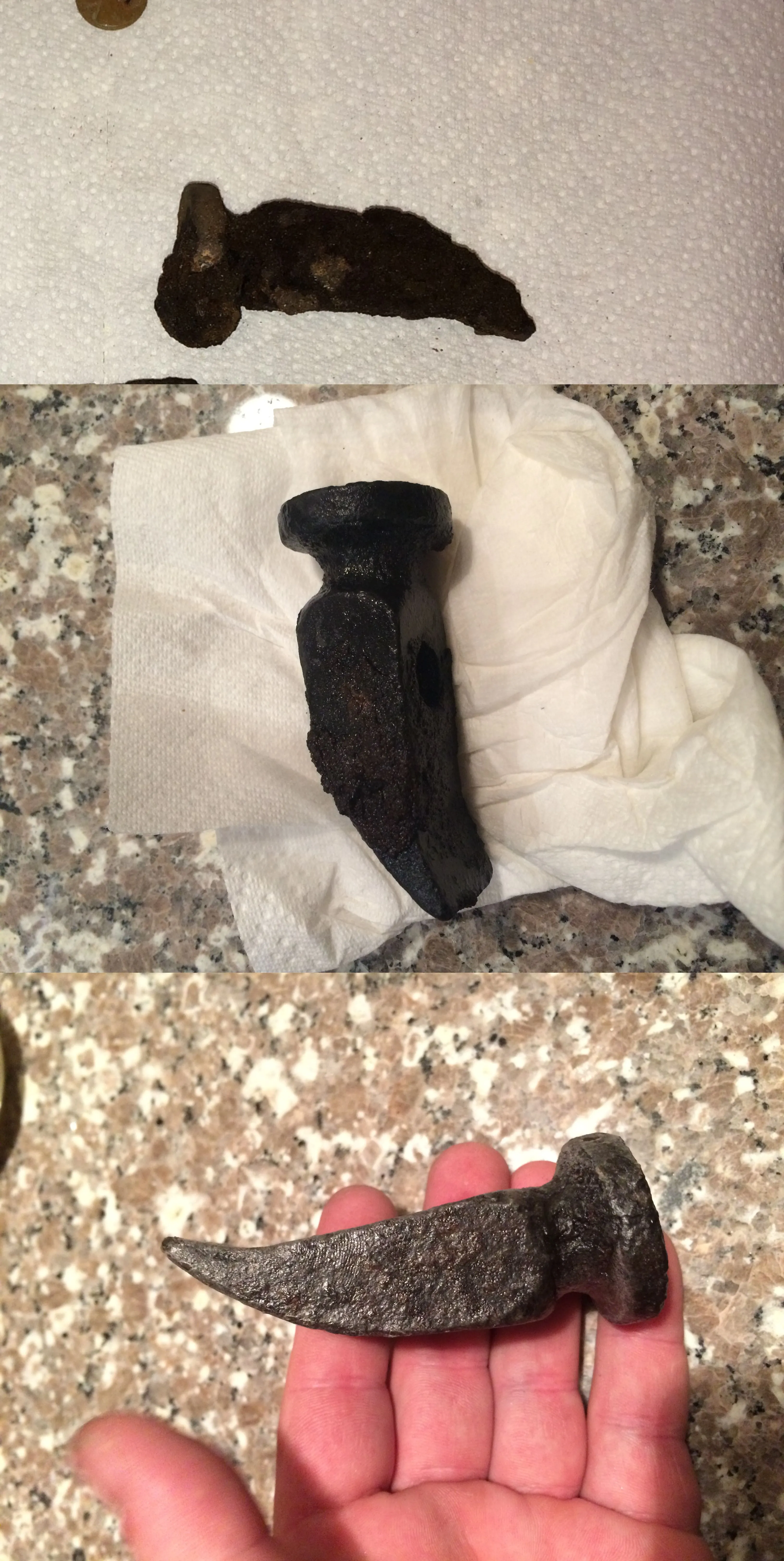Start to finish, before sanding and finishing