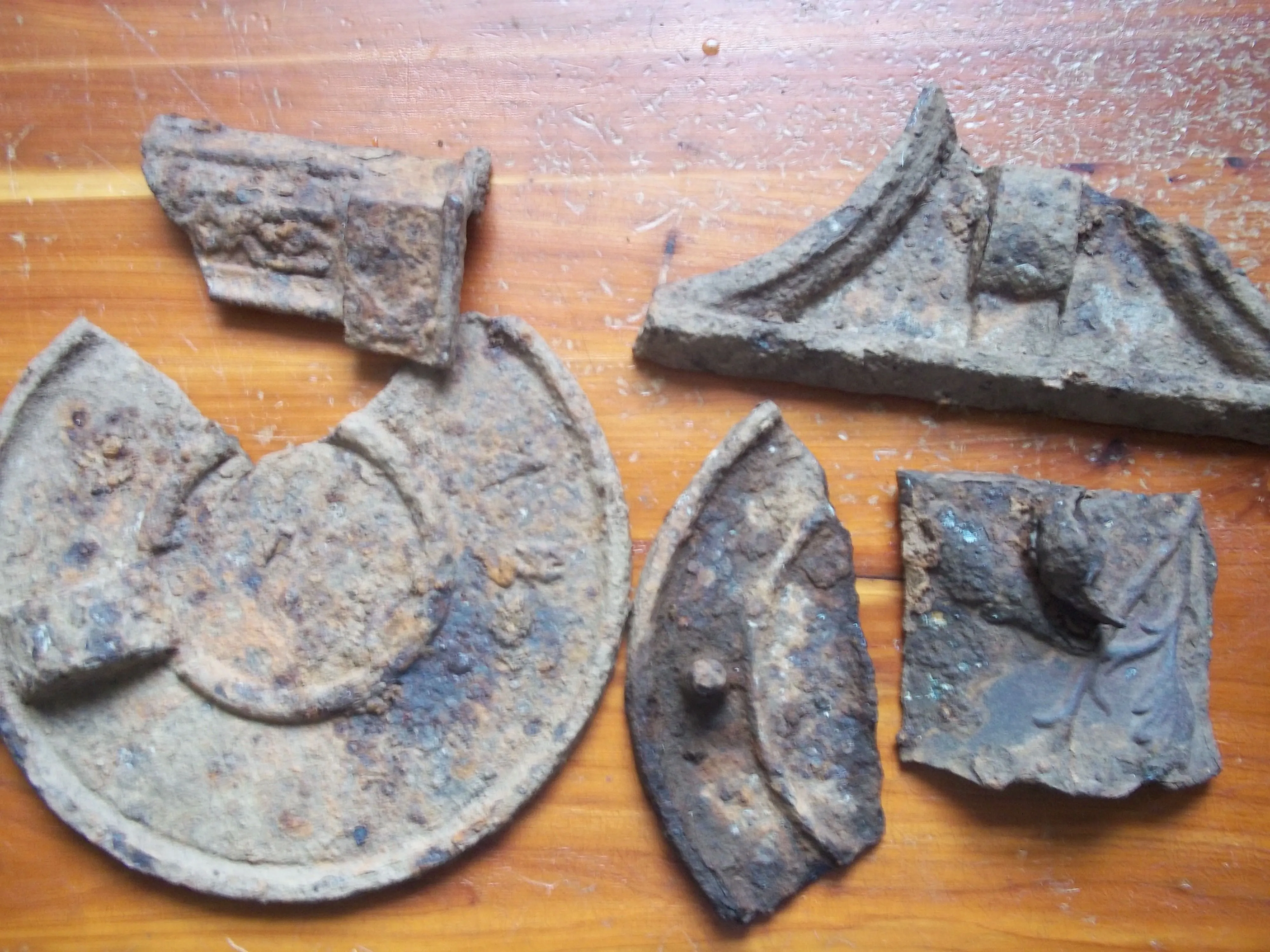 Stove parts. From the Uhwarrie Mountains, Montgomery County, NC
