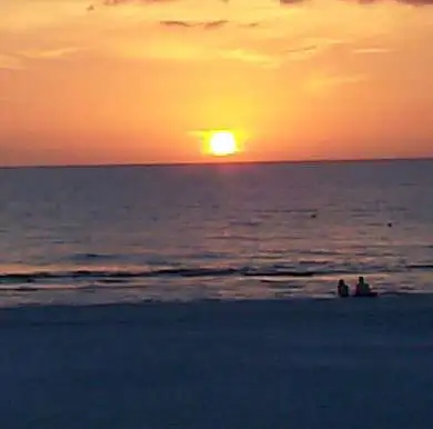 Sunset at John's Pass, Madeira Beach FL