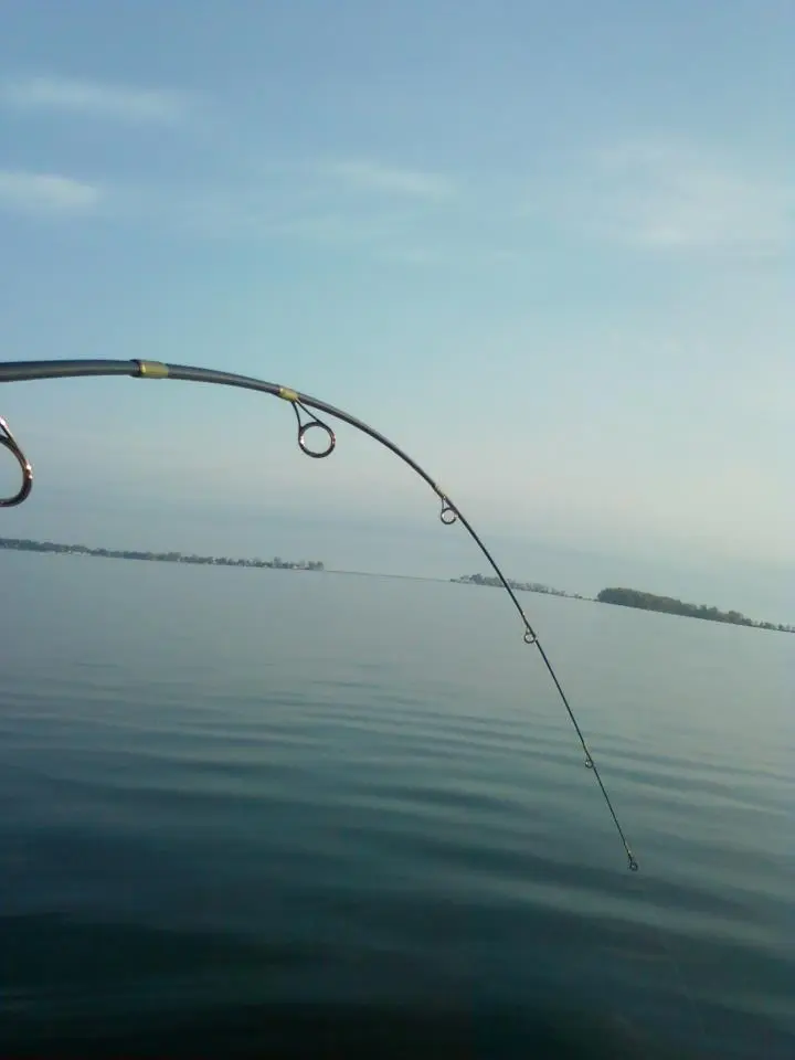 Taking my daughter fishing first time this season and she gets a  "pole bender" on mothers day 2012. Was a nice 29.5" Northen Pike, her largest fish e