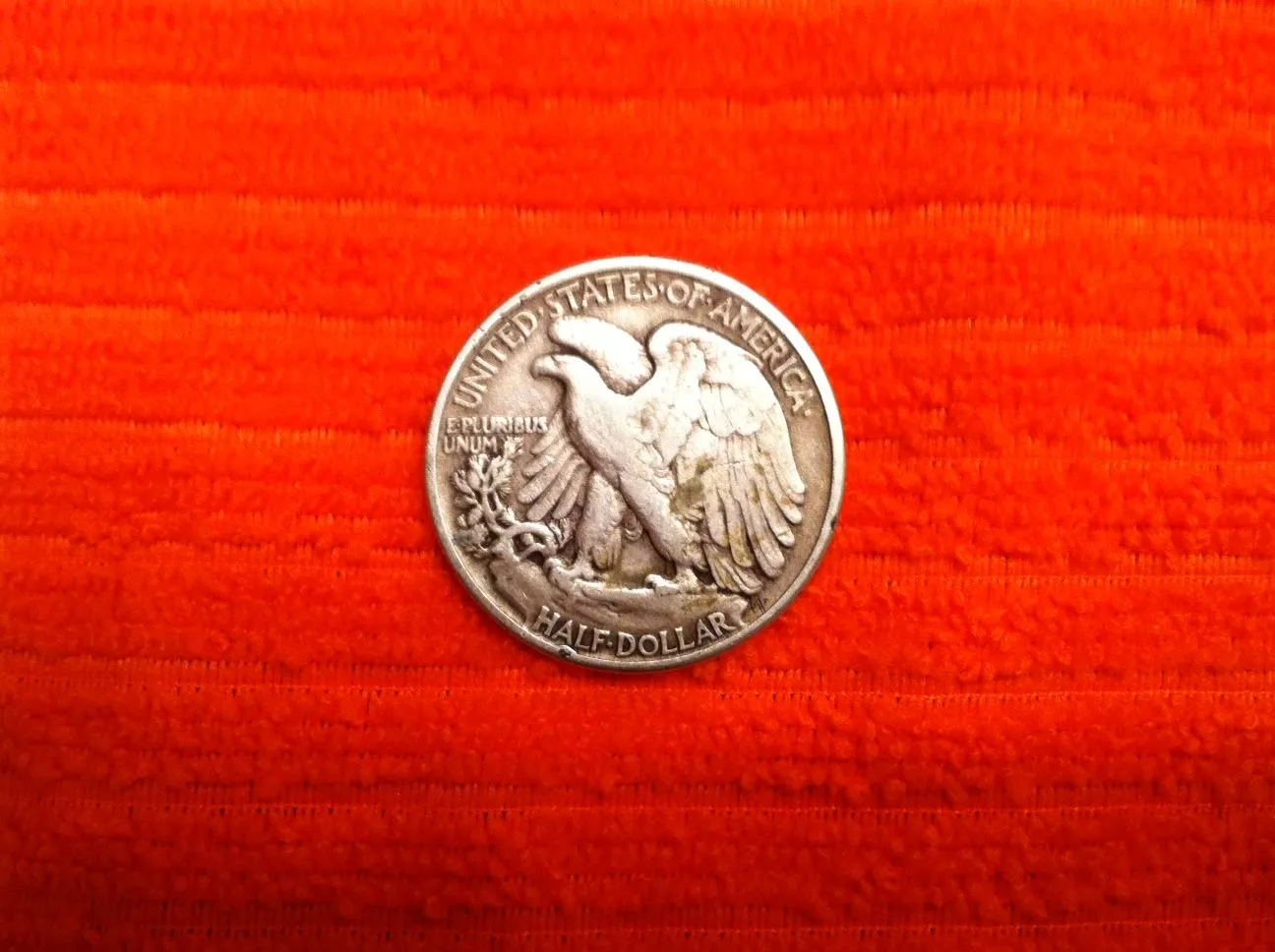 The mint has never produced a more beautiful eagle than the one on the back of the standing liberty half dollar.