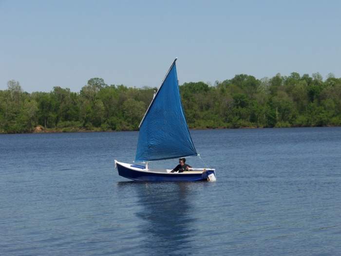 This was the first sail of my Mayfly 14.