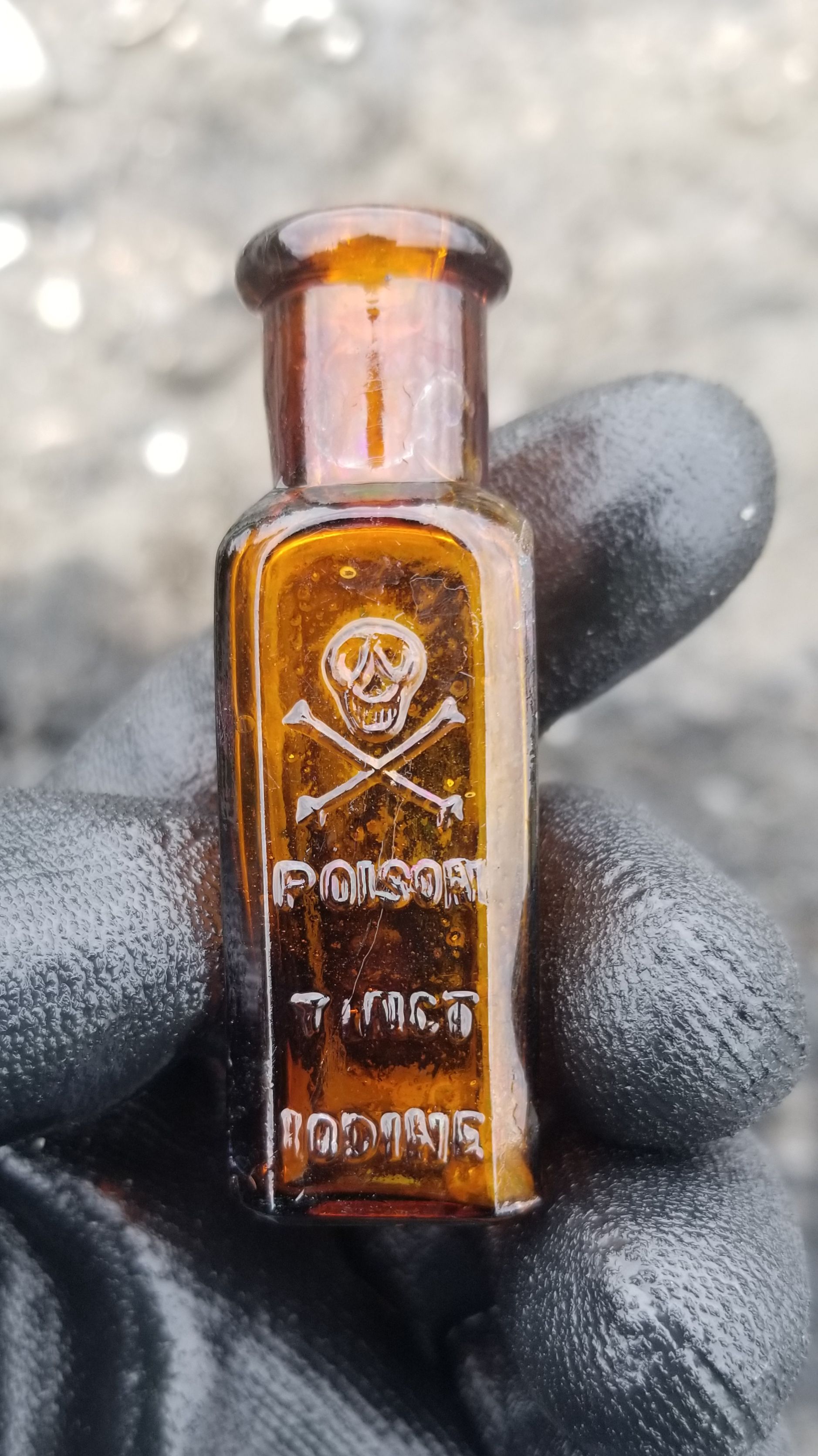 Tincture of Iodine Poison Bottle